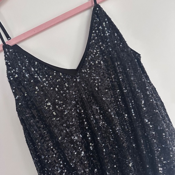 Express Black Sequin Bodysuit - XS - Picture 4 of 13
